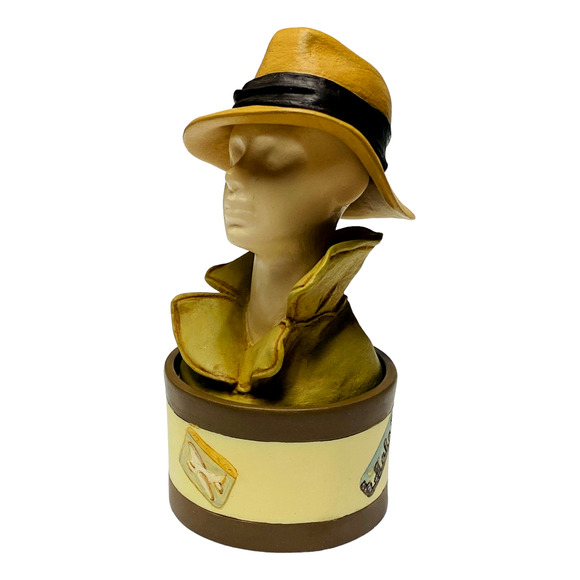 Just the Right Style Fedora Hat Trinket Box 27402 by Raine 1999 MIB - A624z - Picture 4 of 13